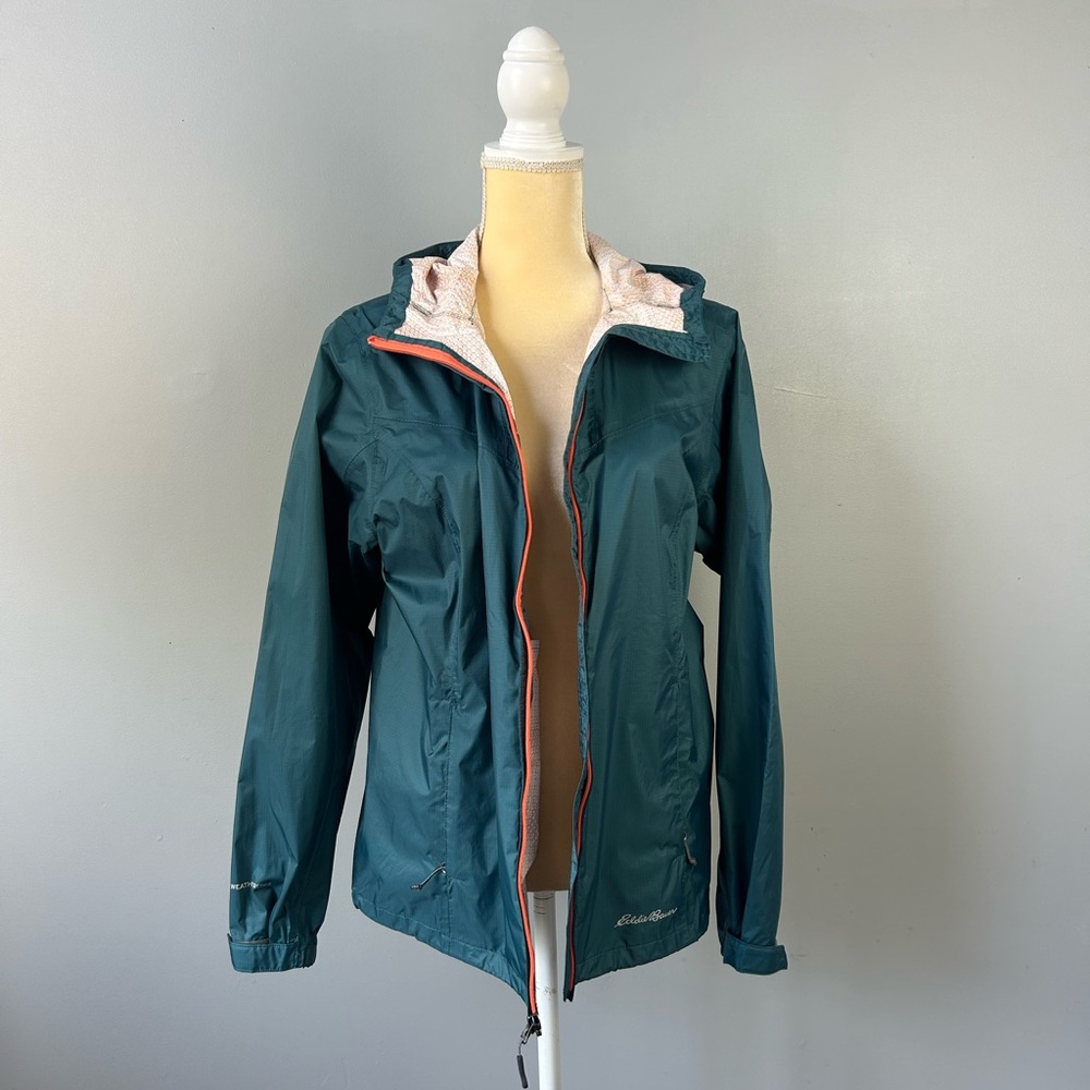 Eddie Bouer Hooded Rain Jacket - Picture 6 of 8